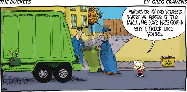 The Buckets on Sunday November 18, 2018 Comic Strip
