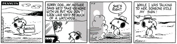 Peanuts on Friday October 3, 1975 Comic Strip