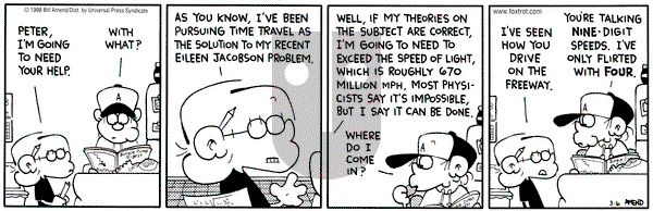 FoxTrot on Sunday May 3, 1998 Comic Strip