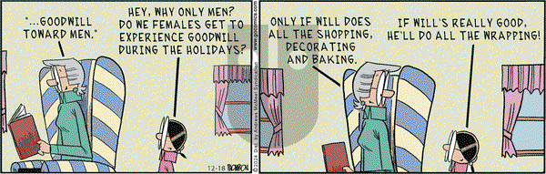 Grand Avenue on Wednesday December 18, 2024 Comic Strip