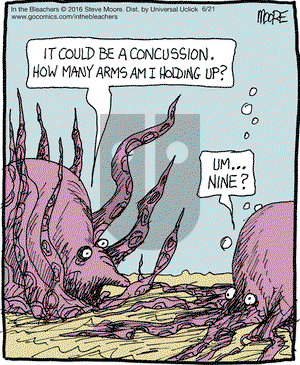 In the Bleachers on Tuesday June 21, 2016 Comic Strip