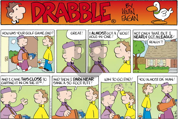 Drabble on Sunday July 19, 2009 Comic Strip