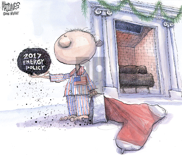 Matt Davies on Thursday December 22, 2016 Comic Strip