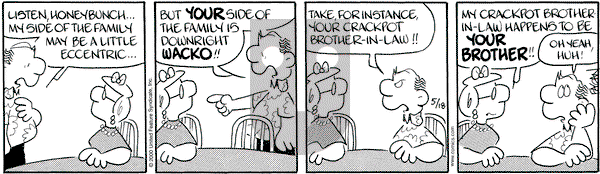 Drabble on Thursday May 18, 2000 Comic Strip