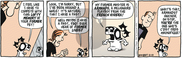 Pooch Cafe on Saturday November 13, 2010 Comic Strip