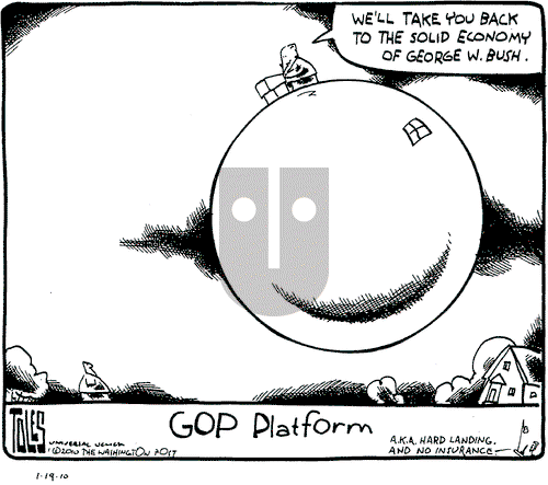 Tom Toles on Tuesday January 19, 2010 Comic Strip