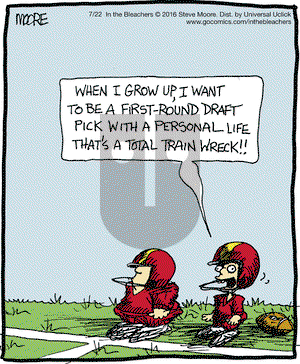 In the Bleachers on Friday July 22, 2016 Comic Strip