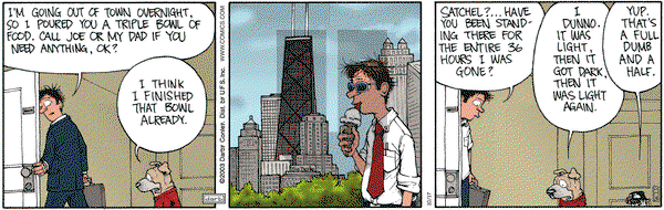 Get Fuzzy - Friday October 17, 2003 Comic Strip