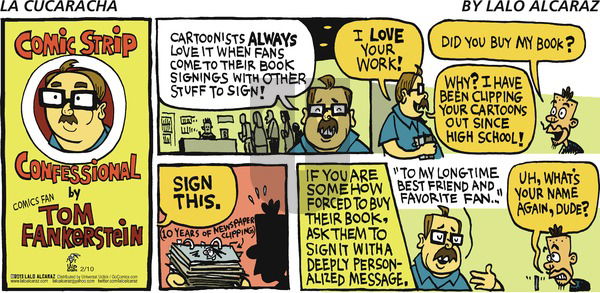 La Cucaracha on Sunday February 10, 2013 Comic Strip