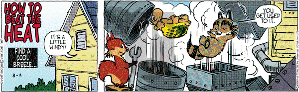 Over the Hedge on Tuesday August 11, 2015 Comic Strip