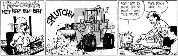 Calvin and Hobbes on Monday February 24, 2025 Comic Strip