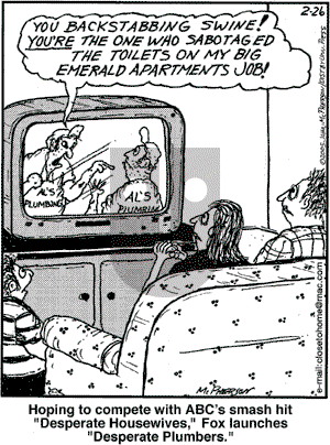 Close to Home on Saturday February 26, 2005 Comic Strip