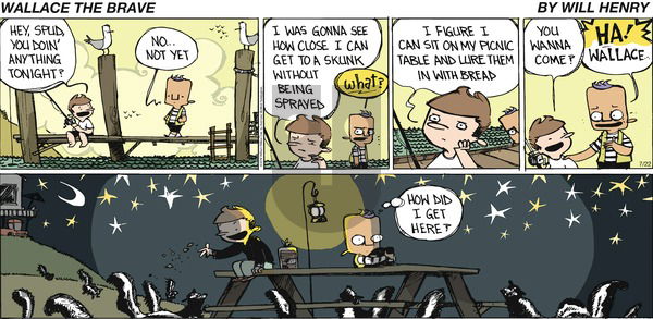 Wallace the Brave on Sunday July 22, 2018 Comic Strip