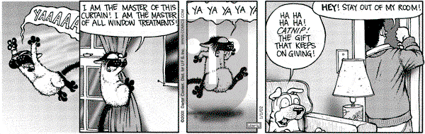 Get Fuzzy on Saturday January 12, 2002 Comic Strip