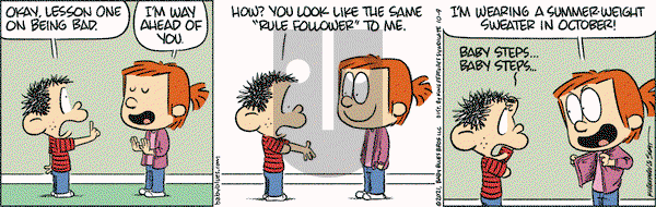 Baby Blues on Saturday October 9, 2021 Comic Strip