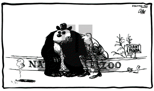 Pat Oliphant on Friday July 22, 1983 Comic Strip