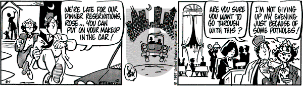 Rose is Rose on Saturday August 1, 1987 Comic Strip