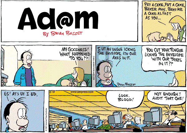Adam@Home on Sunday April 13, 1997 Comic Strip
