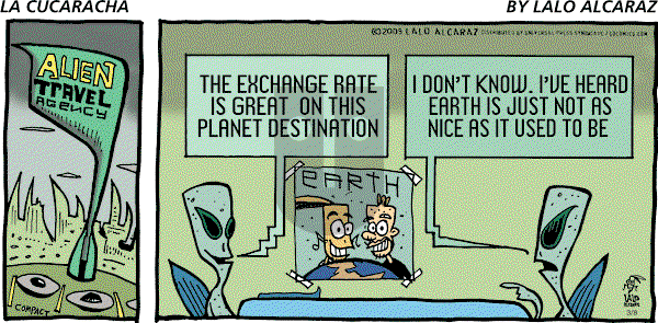 La Cucaracha on Sunday March 8, 2009 Comic Strip