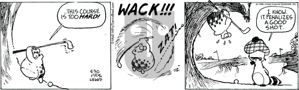 Over the Hedge on Thursday May 30, 1996 Comic Strip