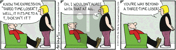 The Born Loser on Wednesday August 28, 2013 Comic Strip