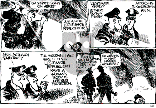 Pat Oliphant on Monday August 20, 2012 Comic Strip