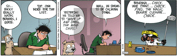 Get Fuzzy on Saturday September 25, 2004 Comic Strip
