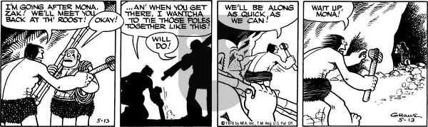 Alley Oop on Thursday May 13, 1976 Comic Strip