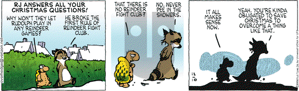 Over the Hedge on Thursday December 10, 2015 Comic Strip