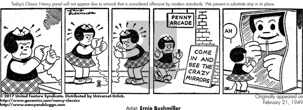 Nancy Classics on Tuesday April 25, 2017 Comic Strip