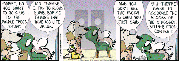 DeFlocked on Friday March 8, 2019 Comic Strip