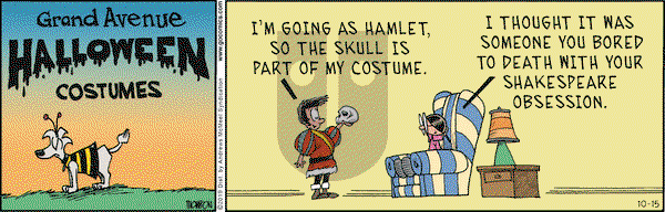 Grand Avenue on Tuesday October 15, 2019 Comic Strip
