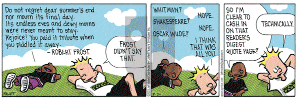 Frazz on Saturday August 30, 2003 Comic Strip