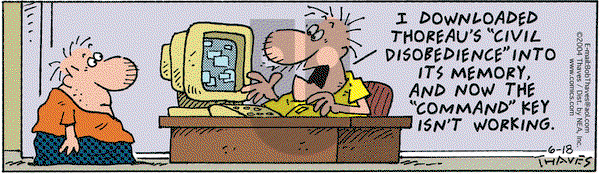 Frank and Ernest - Friday June 18, 2004 Comic Strip