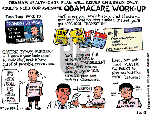 Ted Rall on Thursday March 20, 2008 Comic Strip