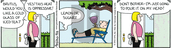 The Born Loser on Saturday August 18, 2012 Comic Strip