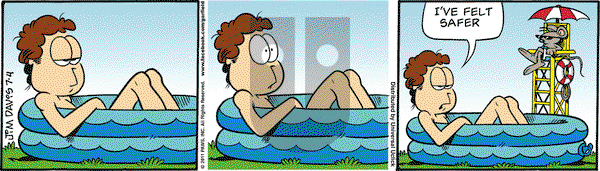 Garfield on Monday July 4, 2011 Comic Strip