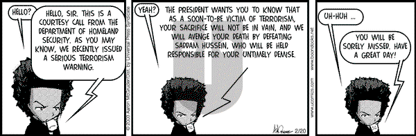 The Boondocks on Thursday September 23, 2010 Comic Strip