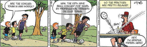 Cleats on Wednesday April 26, 2006 Comic Strip