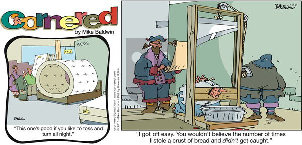 Cornered on Sunday March 8, 2015 Comic Strip