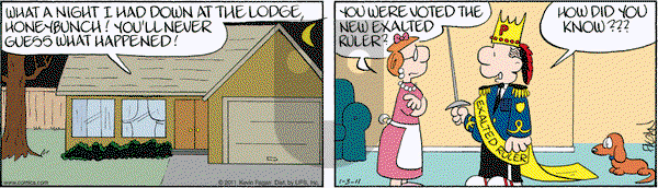 Drabble on Monday January 3, 2011 Comic Strip