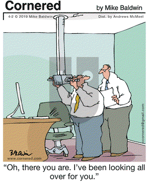 Cornered - Tuesday April 2, 2019 Comic Strip
