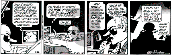 Doonesbury on Wednesday October 26, 1994 Comic Strip