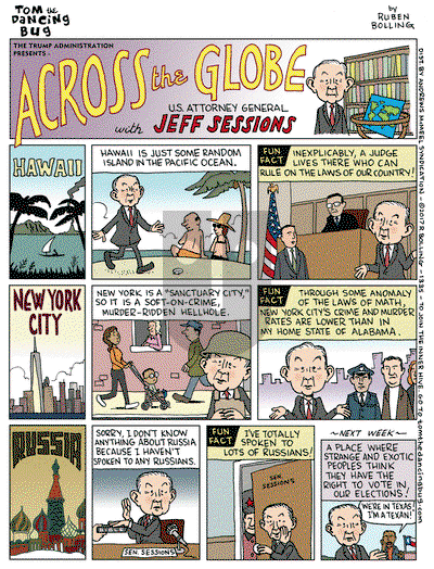 Tom the Dancing Bug on Monday April 24, 2017 Comic Strip