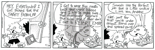 Soup to Nutz - Old on Tuesday September 19, 2000 Comic Strip