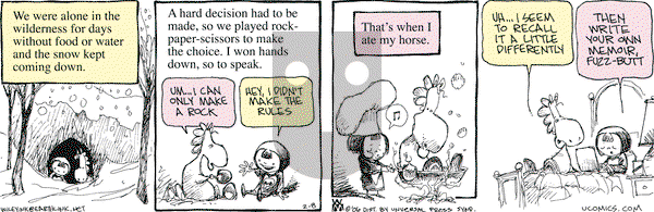 Non Sequitur on Wednesday February 8, 2006 Comic Strip