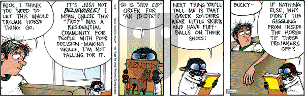 Get Fuzzy on Thursday April 15, 2010 Comic Strip