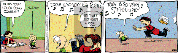 The Buckets on Saturday April 21, 2012 Comic Strip