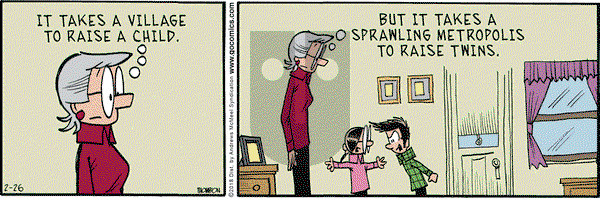 Grand Avenue on Tuesday February 26, 2019 Comic Strip