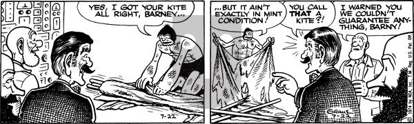 Alley Oop on Monday July 22, 1974 Comic Strip